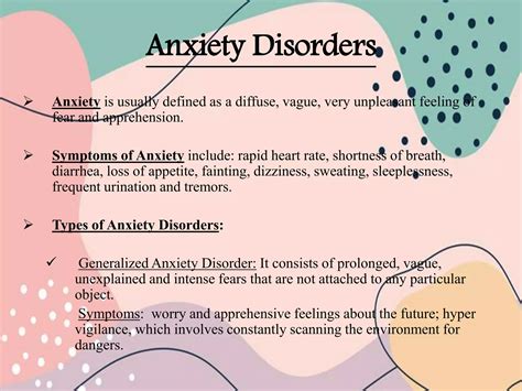 Major Psychological Disorders | PPTX