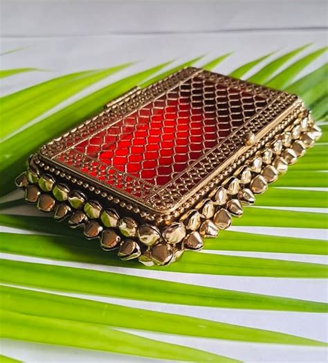 Buy Home Storiee Decorative Coin Box - 4 x 2 Inch Metal Shagun Ginni ...