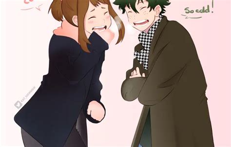 Wallpaper Boku no Hero Academy, My Hero Academia, Uraraka Ochako, Izuku ...