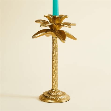 Buy Splendid Aluminium Palm Tree Candle Holder from Home Centre at just ...