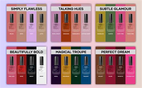 Buy SERY BOLD Nail Polish Quick Dry, Long lasting, High-Shine - Set of ...