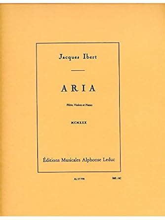 Amazon.in: Buy Jacques Ibert: Aria (Trio - Mixed) Book Online at Low ...