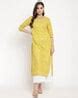 Buy Yellow Kurtas for Women by SRINGAM Online | Ajio.com