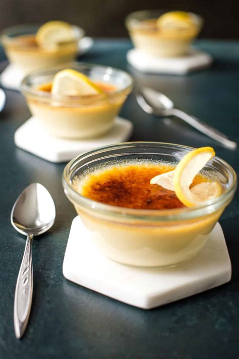 Easy to Follow Lemon Crème Brûlée Recipe