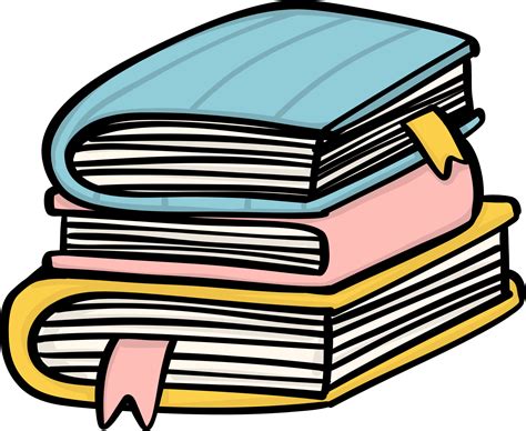 Cute doodle closed book illustrations hand drawn cartoon drawing ...