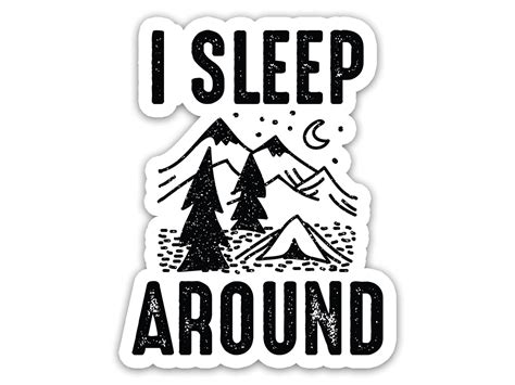 YOU ARE MY SUNSHINE 3 Pcs/Pack - I Sleep Around Camper Camping Lover ...