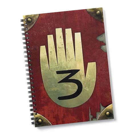 MOGUL Gravity Falls Journal 3 Three 3Rd Wirebound Spiral A5 [5.8x8.3 ...
