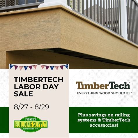Labor Day Sale on TimberTech Decking, 1911 Commercial Ave, Anacortes ...