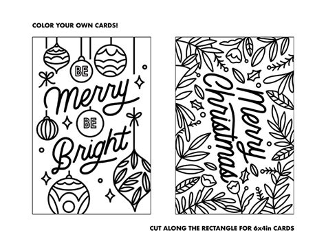 Printables - Holiday Coloring Cards | HP® Official Site