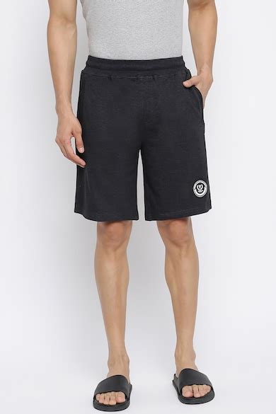 Buy Men Grey Solid Casual Shorts Online - 667125 | Van Heusen
