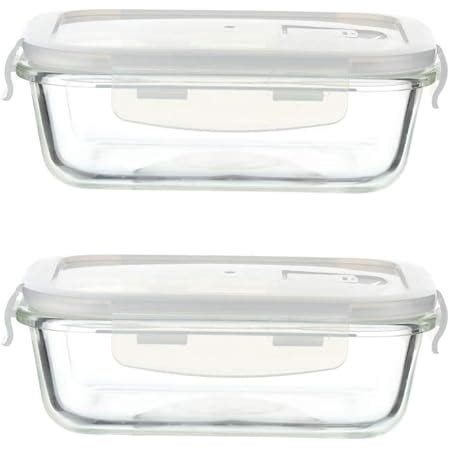 Buy Femora Borosilicate Rectangle Glass Food Storage Container with Air ...