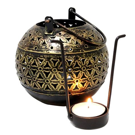 Buy sunvi tron round candle stand with stand Online at Low Prices in ...
