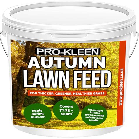 Pro-Kleen Autumn Lawn Feed Fertiliser - Encourages Grass Green Up ...