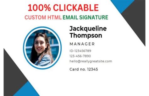 Image result for Clickable HTML Email Signature