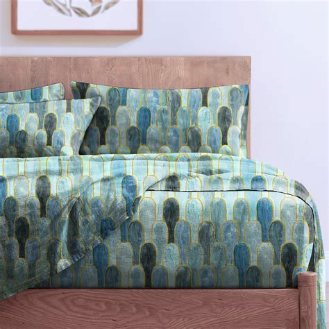NICOBAR ALOE BEDSHEET FOR DOUBLE BED WITH 2 PILLOWCOVERS KING SIZE (10