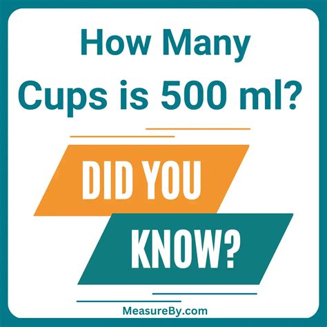 How Many Cups is 500 ml? A Comprehensive Guide