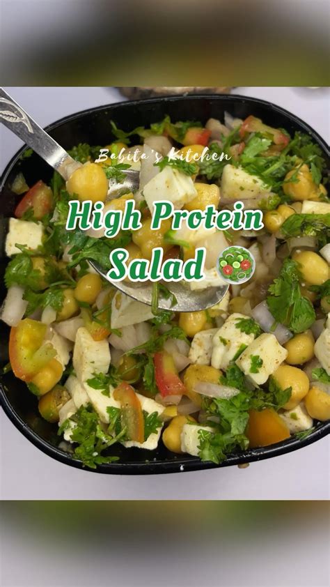 High protein salad recipe weight loss salad protein diet rich salad ...