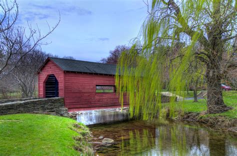 thru the lens: Baker Park Covered Footbridge...Frederick, Maryland