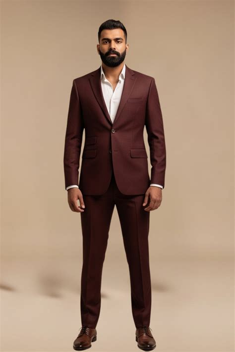 The Maroon 2-Piece Suit | Premium Men's Suit Collection – Blutailor