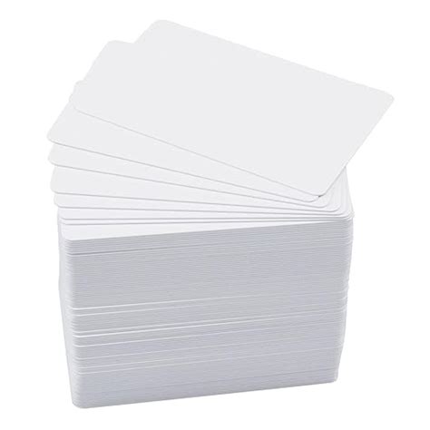 100 Pack Premium Blank PVC Cards, CAETOUNG CR80 30 Mil Graphic Quality ...