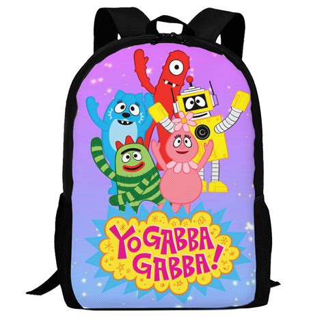 Yo Gabba Gabbaland Backpack,3d Print Laptop Backpack Lightweight Casual ...