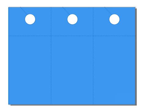 Door Hanger with Removable Coupon Card, Print-Ready, 3-2/3" x 8-1/2", 3 ...