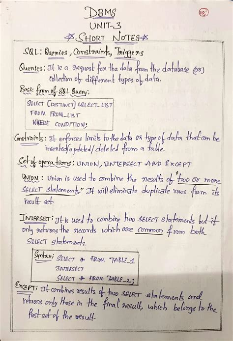 Image result for Write On Short Note DBMS