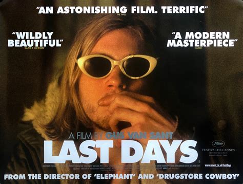 Original Last Days Movie Poster - Music - Kurt Cobain - Gus Van Sant