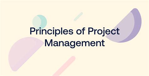 Basic Project Management Principles 的图像结果