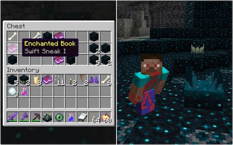 What does Swift Sneak enchantment do in Minecraft?