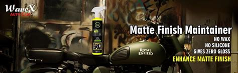 Wavex Matte Finish Bike Polish Maintainer 350ml : Amazon.in: Car ...