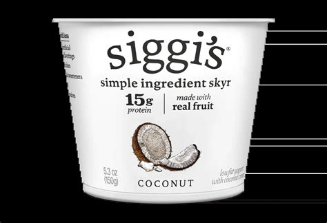 siggi's Icelandic yogurt - coconut lowfat skyr