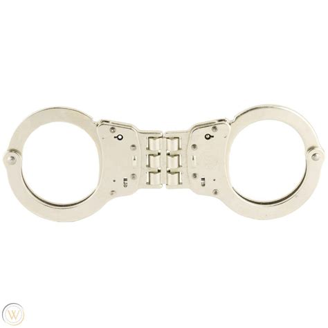 Smith & Wesson Model 300 Hinged Handcuffs - Nickel 350096 Fast Ship | #3921880929