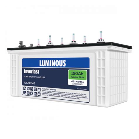 Luminous Inverter Battery 150 Ah ILTJ 18148 Dealer Best Price