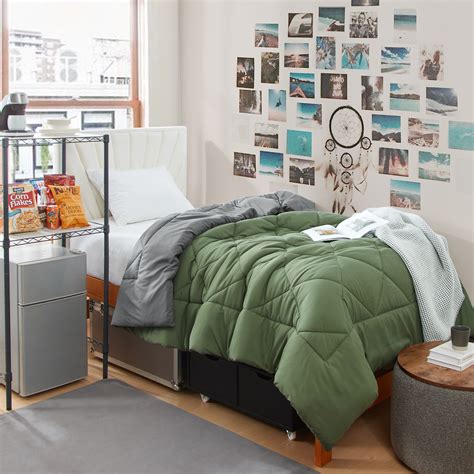 Hero Green Twin Comforter - Oversized Twin XL Bedding