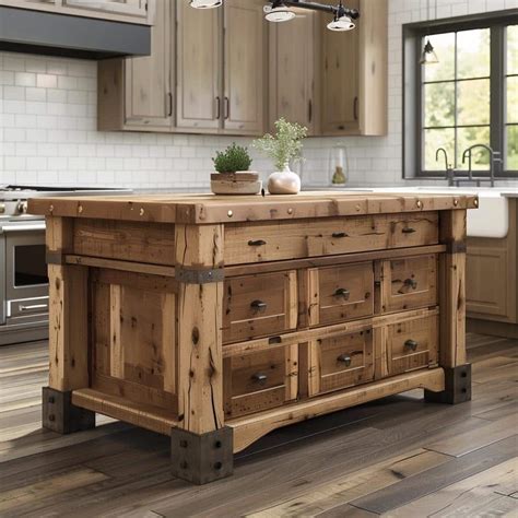 Unlock the Secrets of Crafting a Captivating Wood Kitchen Island!