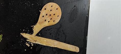 Buy TDS® Non-Toxic & Non-Stick Wooden & Silicon Spatula,Natural Wooden ...