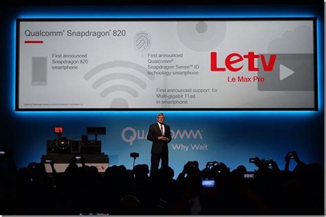 Svelato al CES 2016 Letv Max Pro, il primo smartphone con Snapdragon 820