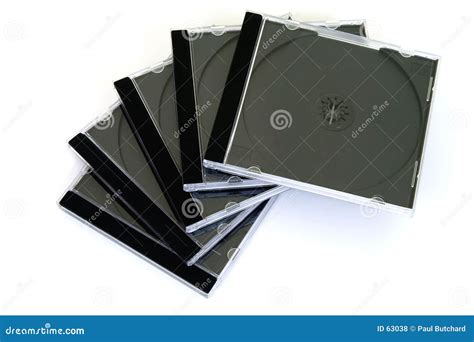 Compact Disc Cases stock photo. Image of disc, white, stack - 63038