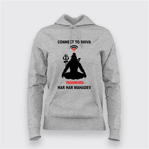 Har Har Mahadev - Lord Shiva Connect Tee - TEEZ.in