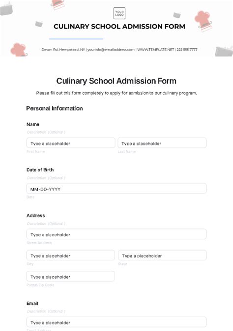 Free Admission Templates to Edit Online