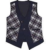 AJ DEZINES Kids Nehru Jacket Waist Coat For Boys (203-ORANGE-4 ...