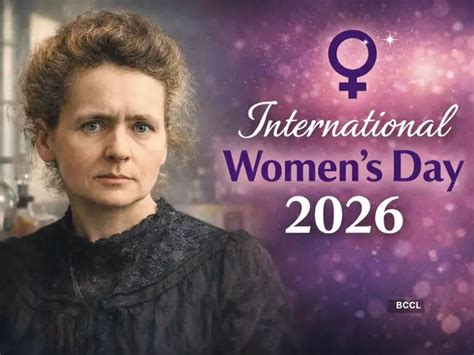 International Women’s Day 2026 quote of the day by Marie Curie: 'We ...