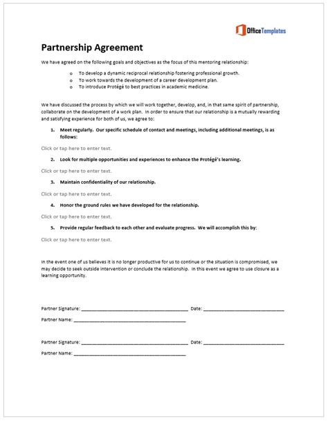 Partnership Resolution Template Word 的图像结果