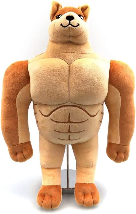 Buy Swole Doge Plushie, 12" Buff Doge Plush, Cute Plush Toys - Youtooz ...