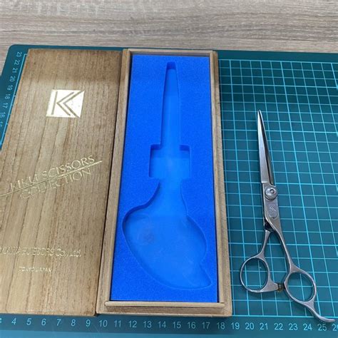 Yahoo!オークション - 012 理美容 ハサミ 箱付 KIKU キク OKAWA SCISS...