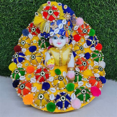 Yellow multi topi dress for laddu gopal ji – KKGROUPS