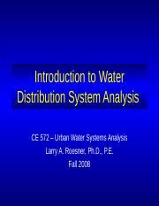 WaterCAD Tutorial From GIS Data 的图像结果