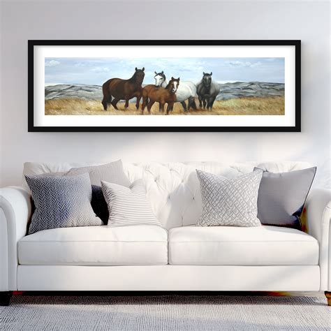 Lark Manor™ Horses in the Meadow Print | Western Horse Home Decor Art ...