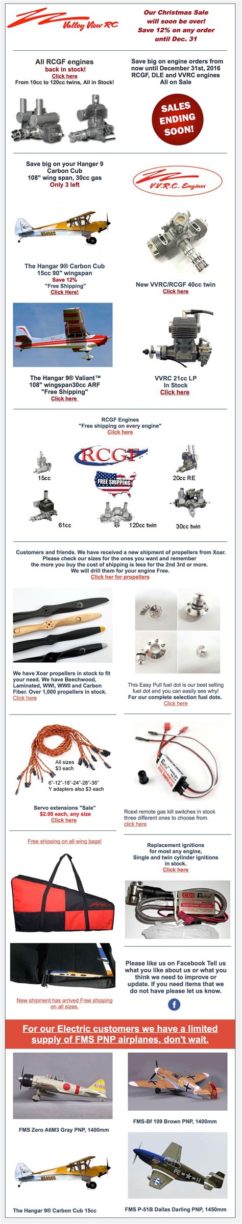 Valley View RC Christmas sale - Fly RC Magazine